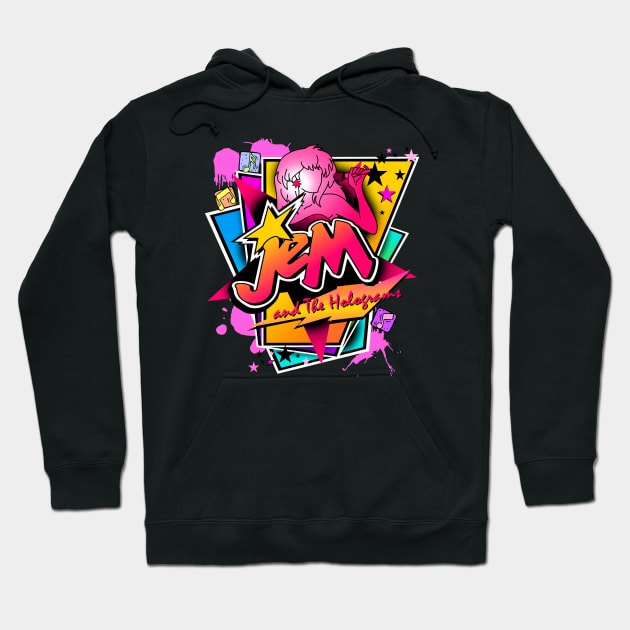 Jem And The Holograms Hoodie by Tookiester